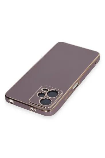Newface Xiaomi Poco X5 5G Kılıf Volet Silikon - Mor resmi