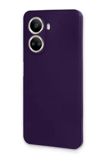 Newface Huawei Nova 10 SE Kılıf First Silikon - Mürdüm resmi