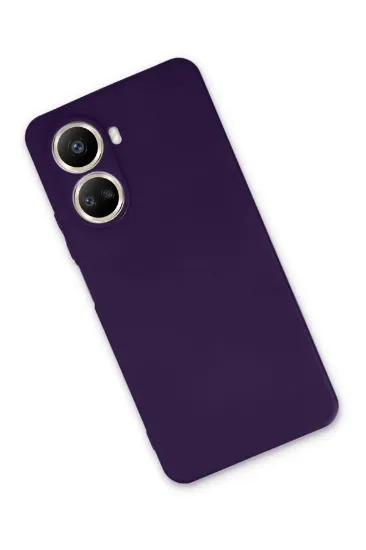 Newface Huawei Nova 10 SE Kılıf First Silikon - Mürdüm resmi