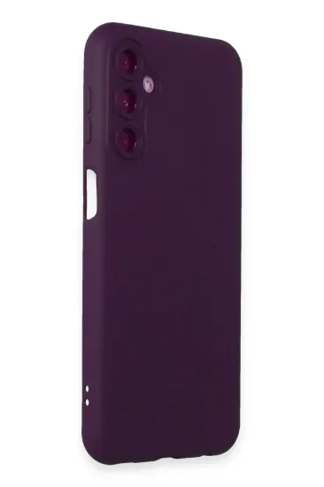 Newface Samsung Galaxy M34 5G Kılıf Nano içi Kadife Silikon - Mor resmi