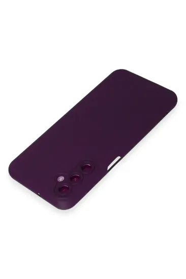 Newface Samsung Galaxy M34 5G Kılıf Nano içi Kadife Silikon - Mor resmi