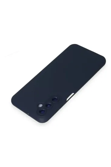 Newface Samsung Galaxy M34 5G Kılıf Nano içi Kadife Silikon - Lacivert resmi