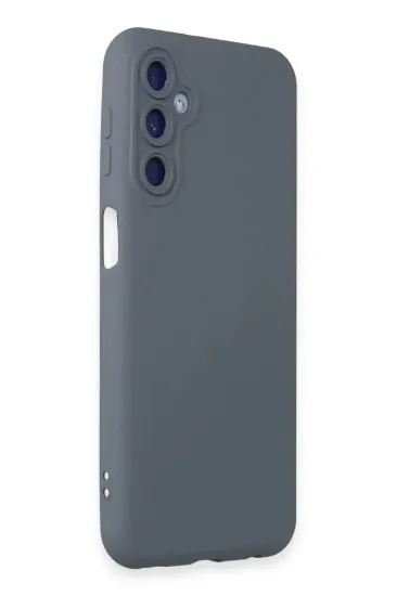 Newface Samsung Galaxy M34 5G Kılıf Nano içi Kadife Silikon - Gri resmi