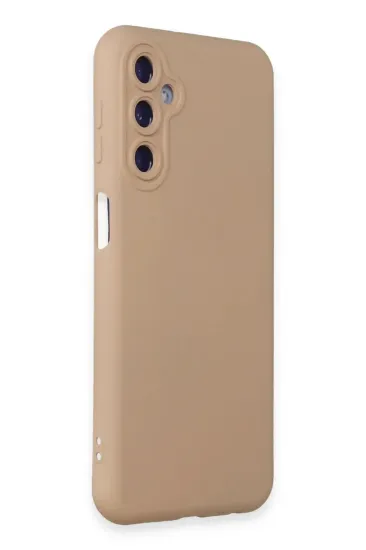Newface Samsung Galaxy M34 5G Kılıf Nano içi Kadife Silikon - Pudra resmi