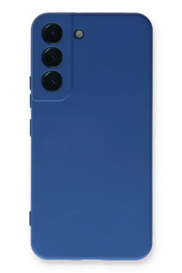 Newface Samsung Galaxy S23 Kılıf Nano içi Kadife Silikon - Mavi resmi