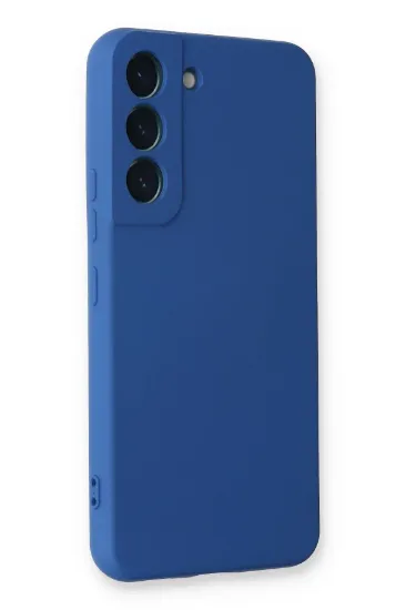 Newface Samsung Galaxy S23 Kılıf Nano içi Kadife Silikon - Mavi resmi