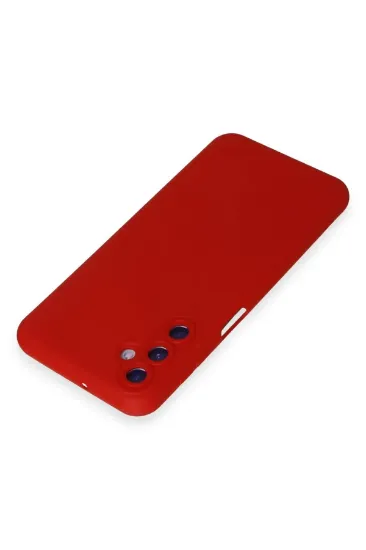 Newface Samsung Galaxy M14 5G Kılıf Nano içi Kadife Silikon - Kırmızı resmi