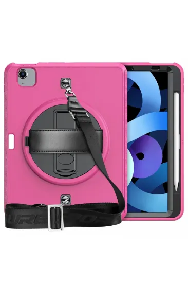 Newface iPad Pro 11 (2020) Kılıf Strap-C Otterbox Tablet Kapak - Pembe resmi