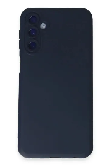 Newface Samsung Galaxy M14 5G Kılıf Nano içi Kadife Silikon - Lacivert resmi