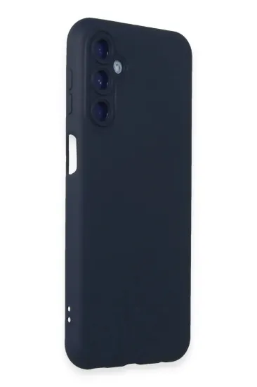 Newface Samsung Galaxy M14 5G Kılıf Nano içi Kadife Silikon - Lacivert resmi