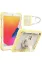Newface iPad 10.2 (7.nesil) Kılıf Strap New Tablet Kapak - Sarı resmi