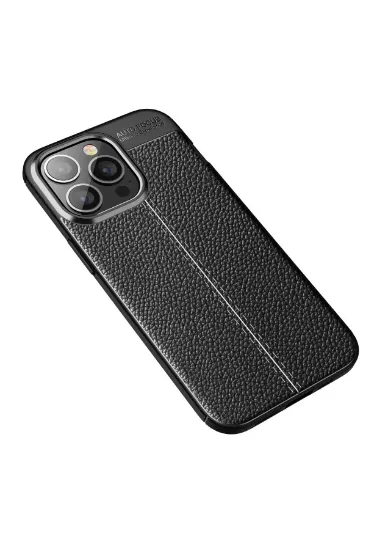 Newface iPhone 13 Pro Max Kılıf Auto Focus Kapak - Siyah resmi
