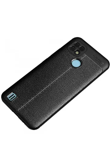 Newface Realme C25 Kılıf Auto Focus Kapak - Siyah resmi