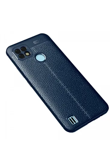 Newface Realme C25 Kılıf Auto Focus Kapak - Lacivert resmi