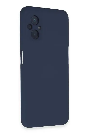 Newface Xiaomi Poco M5 Kılıf Nano içi Kadife Silikon - Lacivert resmi