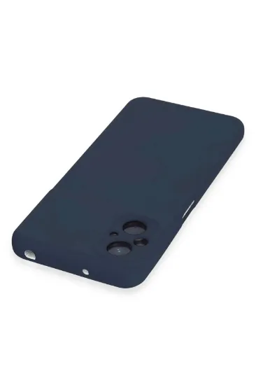 Newface Xiaomi Poco M5 Kılıf Nano içi Kadife Silikon - Lacivert resmi
