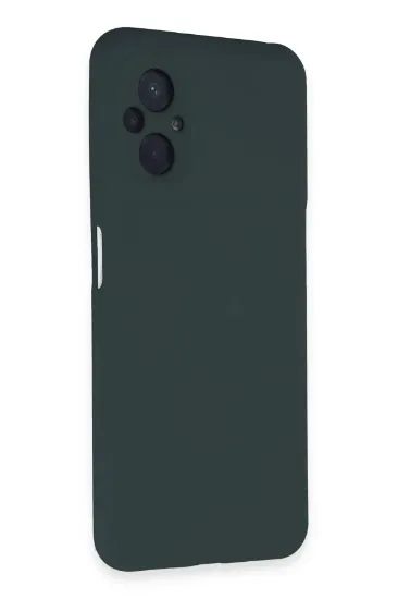 Newface Xiaomi Poco M5 Kılıf Nano içi Kadife Silikon - Koyu Yeşil resmi