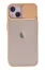 Newface iPhone 13 Kılıf Palm Buzlu Kamera Sürgülü Silikon - Pembe resmi