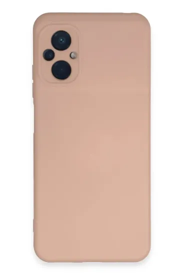 Newface Xiaomi Poco M5 Kılıf Nano içi Kadife Silikon - Pudra resmi