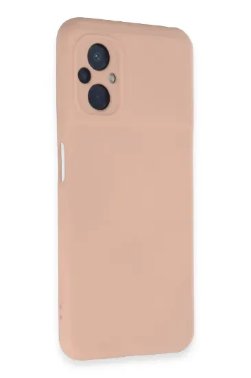 Newface Xiaomi Poco M5 Kılıf Nano içi Kadife Silikon - Pudra resmi
