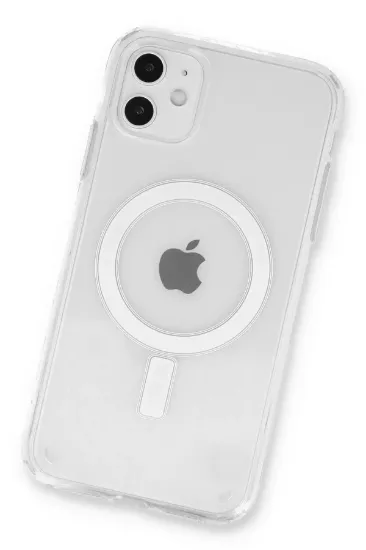 Newface iPhone 11 Kılıf Pc Real Magsafe Kapak - Şeffaf resmi