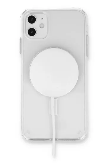 Newface iPhone 11 Kılıf Pc Real Magsafe Kapak - Şeffaf resmi