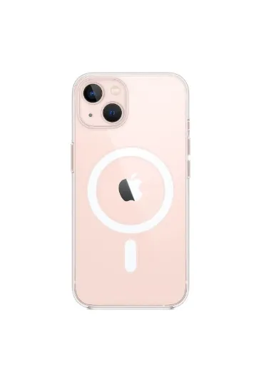 Newface iPhone 13 Kılıf Pc Real Magsafe Kapak - Şeffaf resmi