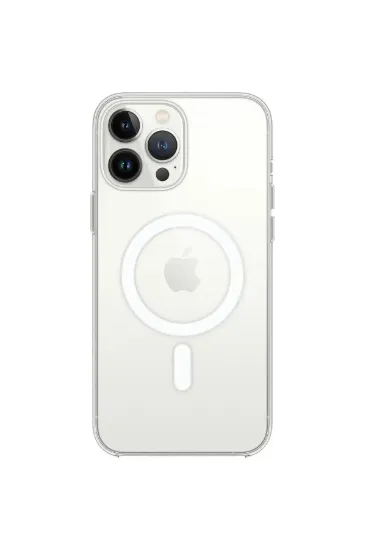 Newface iPhone 13 Pro Max Kılıf Pc Real Magsafe Kapak - Şeffaf resmi