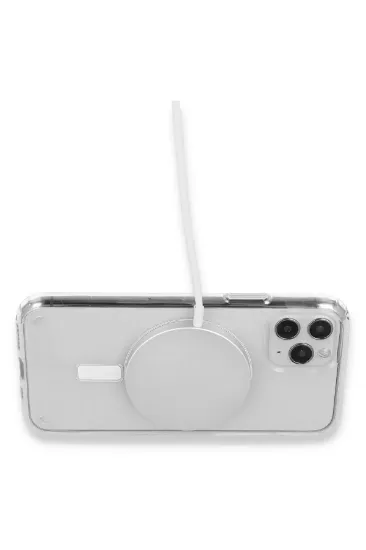 Newface iPhone 13 Pro Max Kılıf Pc Real Magsafe Kapak - Şeffaf resmi