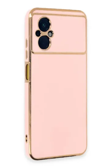 Newface Xiaomi Poco M5 Kılıf Volet Silikon - Pembe resmi