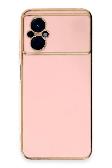 Newface Xiaomi Poco M5 Kılıf Volet Silikon - Pembe resmi