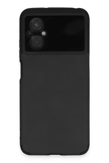 Newface Xiaomi Poco M5 Kılıf Loop Deri Silikon - Siyah resmi