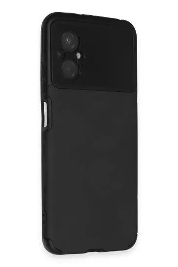 Newface Xiaomi Poco M5 Kılıf Loop Deri Silikon - Siyah resmi