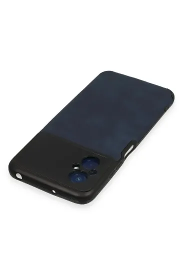Newface Xiaomi Poco M5 Kılıf Loop Deri Silikon - Lacivert resmi