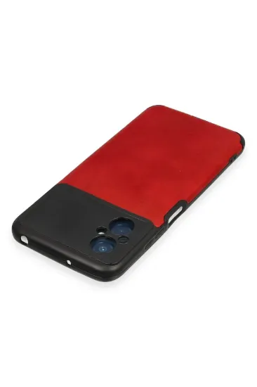 Newface Xiaomi Poco M5 Kılıf Loop Deri Silikon - Kırmızı resmi