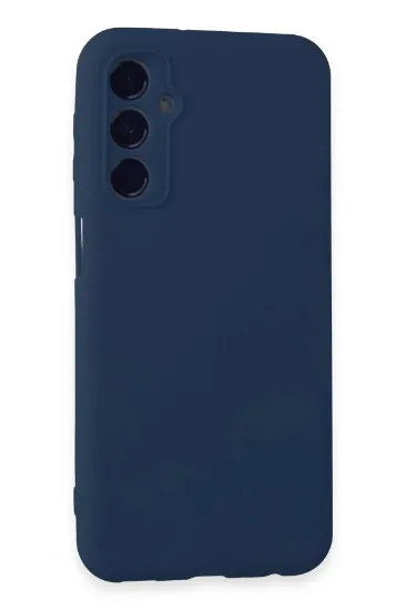 Newface Samsung Galaxy M34 5G Kılıf First Silikon - Lacivert resmi