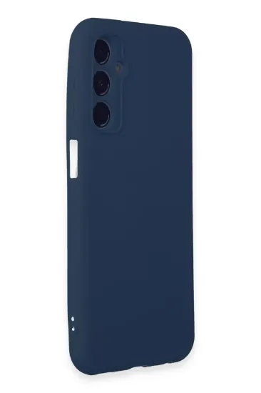 Newface Samsung Galaxy M34 5G Kılıf First Silikon - Lacivert resmi