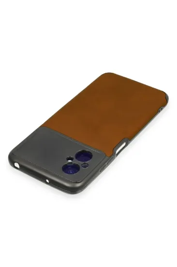 Newface Xiaomi Poco M5 Kılıf Loop Deri Silikon - Kahverengi resmi