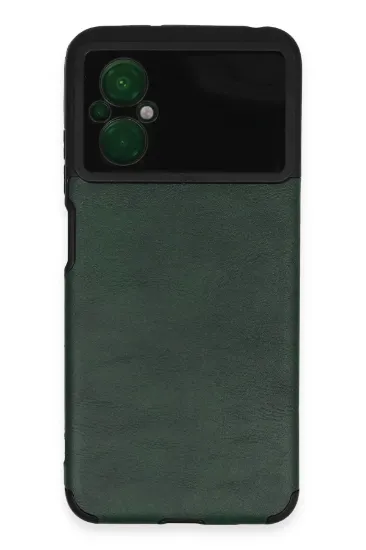 Newface Xiaomi Poco M5 Kılıf Loop Deri Silikon - Yeşil resmi