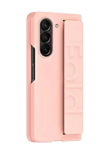 Newface Samsung Galaxy Z Fold 5 Kılıf Data Kapak - Pudra resmi
