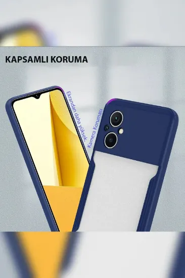 Newface Xiaomi Poco M5 Kılıf Platin Silikon - Lila resmi