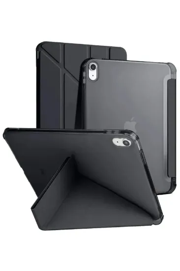 Newface iPad 2022 10.9 (10.nesil) Kılıf Kalemlikli Mars Tablet Kılıfı - Siyah resmi
