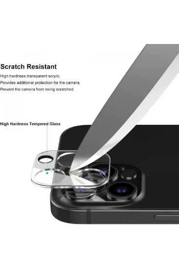 Newface iPhone 13 Pro Max Kamera Lens Koruma Cam resmi