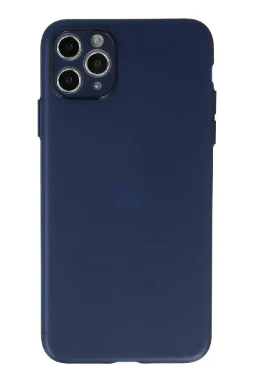 Newface iPhone 11 Pro Max Kılıf Puma Silikon - Mavi resmi