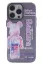 Newface iPhone 13 Pro Max Kılıf Prada Desenli Kapak - Prada Mor - 1 resmi