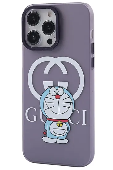 Newface iPhone 13 Pro Max Kılıf Prada Desenli Kapak - Prada Mor - 3 resmi