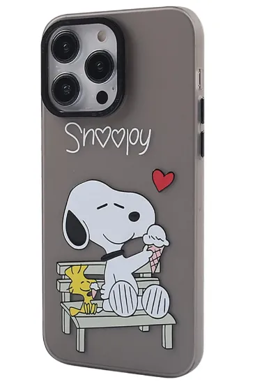 Newface iPhone 13 Pro Max Kılıf Prada Desenli Kapak - Prada Siyah - 2 resmi
