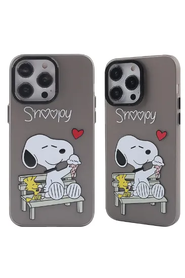 Newface iPhone 13 Pro Max Kılıf Prada Desenli Kapak - Prada Siyah - 2 resmi