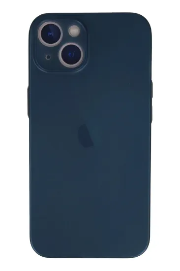 Newface iPhone 13 Mini Kılıf PP Ultra İnce Kapak - Mavi resmi