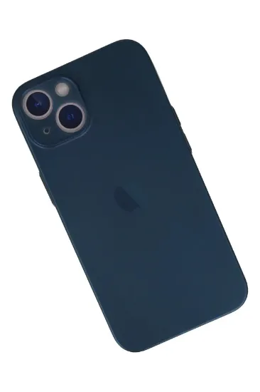 Newface iPhone 13 Mini Kılıf PP Ultra İnce Kapak - Mavi resmi
